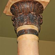 Bronze and copper columns copy